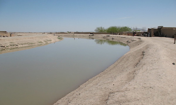 Canal d'irrigation de la ville de Kandahar