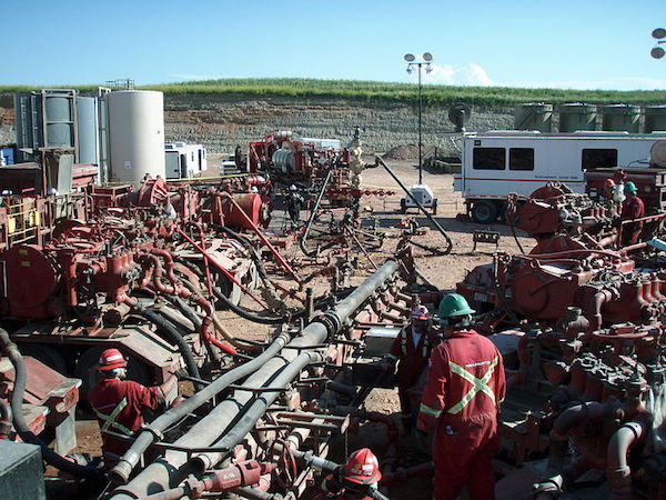 Fracturation de la formation de Bakken dans le Dakota du Nord